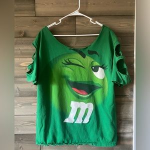 🍀 Green M&M top 🍀